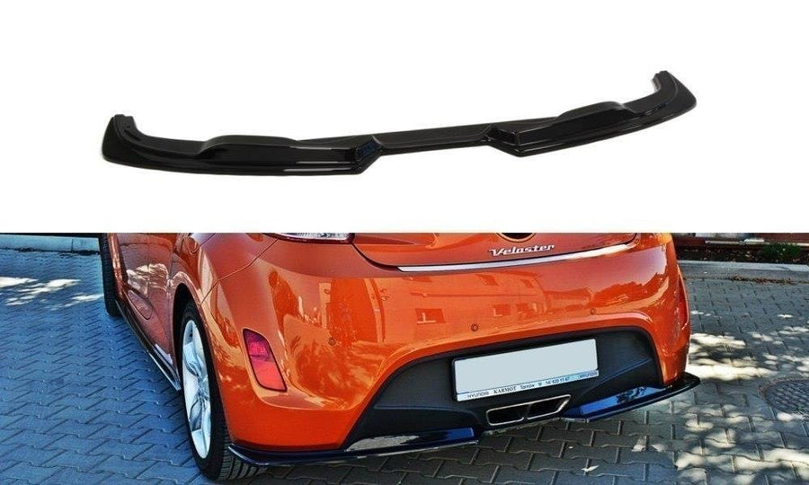 Maxton Design HY-VE-RSD1T Rear Splitter Hyundai Veloster MK1 | ML Performance UK Car Parts