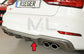 Rieger 00099615 Audi 8V S3 Rear Diffuser 1 | ML Performance EU Car Parts