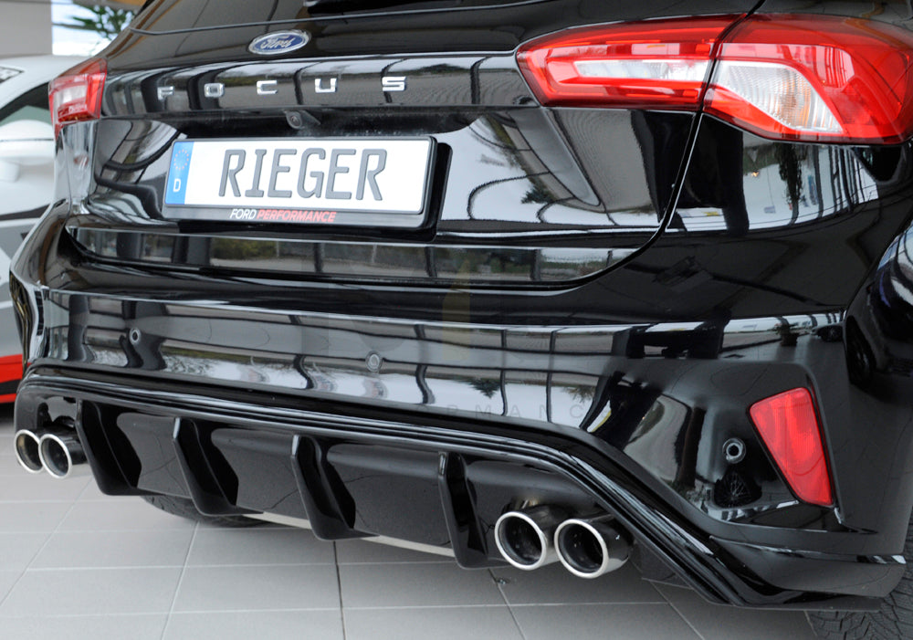 Rieger 00088195 Ford DEH Focus 4 Rear Diffuser (Inc. Focus 4 ST) 5 | ML Performance EU Car Parts