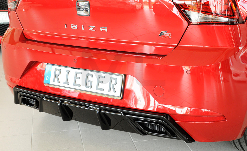 Rieger 00088166 SEAT KJ Rear Diffuser (Ibiza FR & Ibiza) 5 | ML Performance EU Car Parts