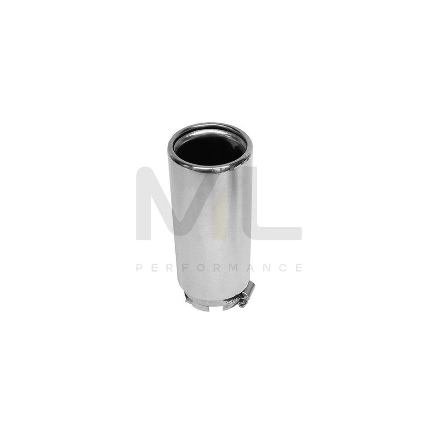 CARPOINT 2218764 Exhaust tip 50 mm, Silver, Stainless Steel, 165mm, 30mm | ML Performance Car Parts