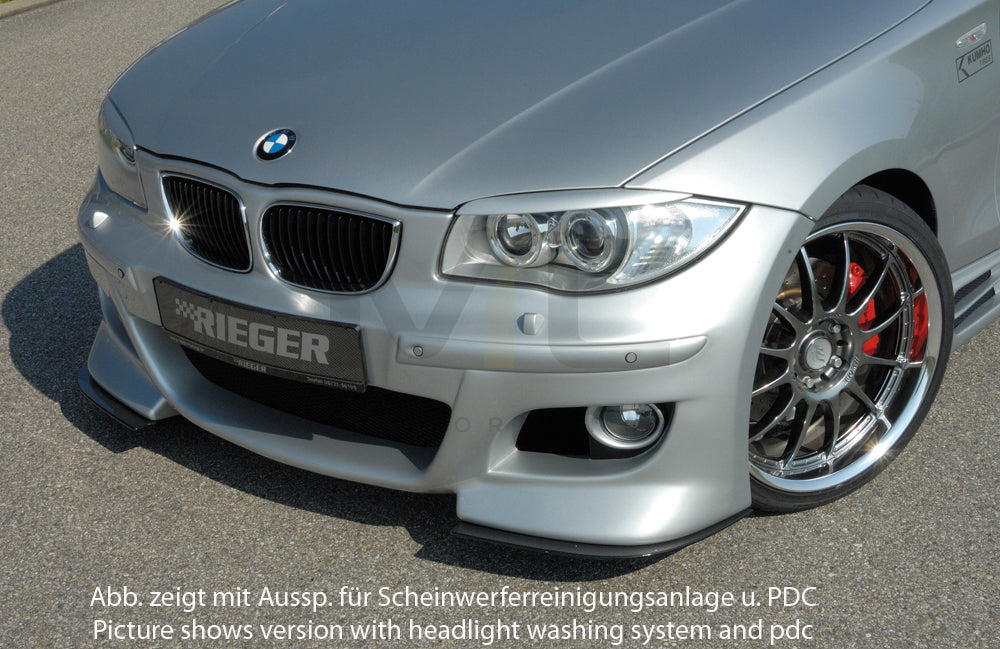 Rieger 00035009 BMW 1 Series E87 Front Bumper 3 | ML Performance EU Car Parts