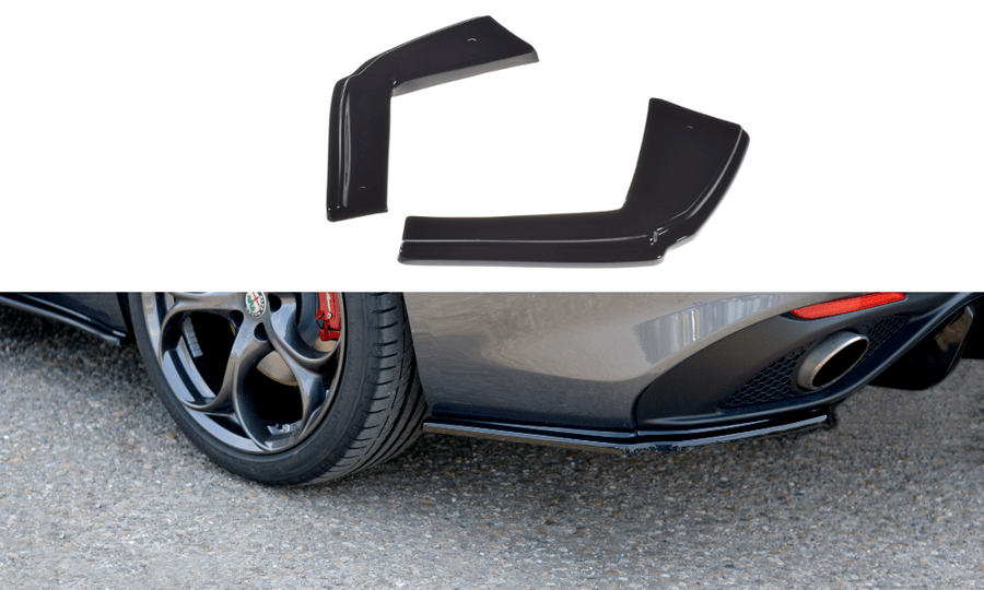 Maxton Design AL-GI-1-VEL-RSD1T Rear Side Splitters Alfa Romeo Giulia Veloce | ML Performance EU Car Parts