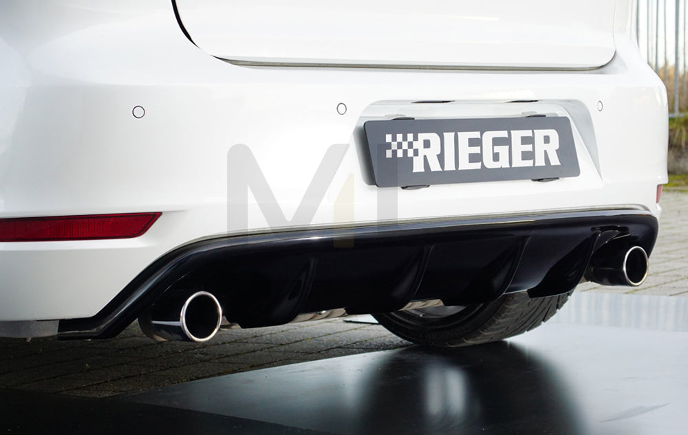 Rieger 00088023 VW Mk6 Golf GTI Rear Diffuser 4 | ML Performance EU Car Parts