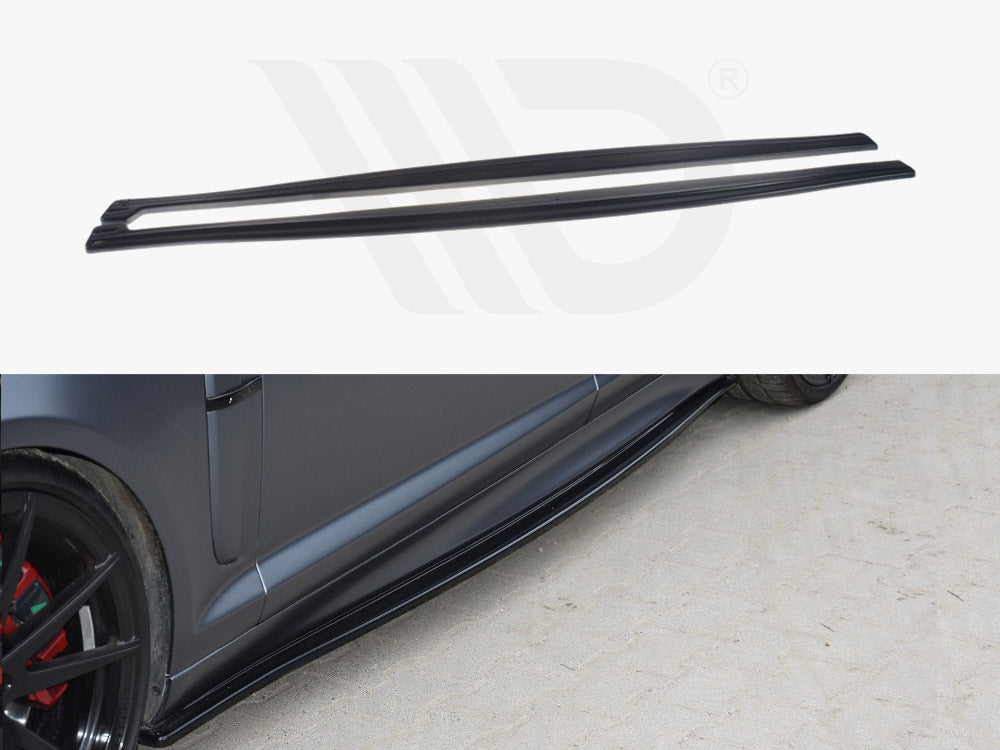 Maxton Design JA-XFR-1-SD1T Side Skirts Diffusers Jaguar Xf- R (2007-2011) | ML Performance UK Car Parts