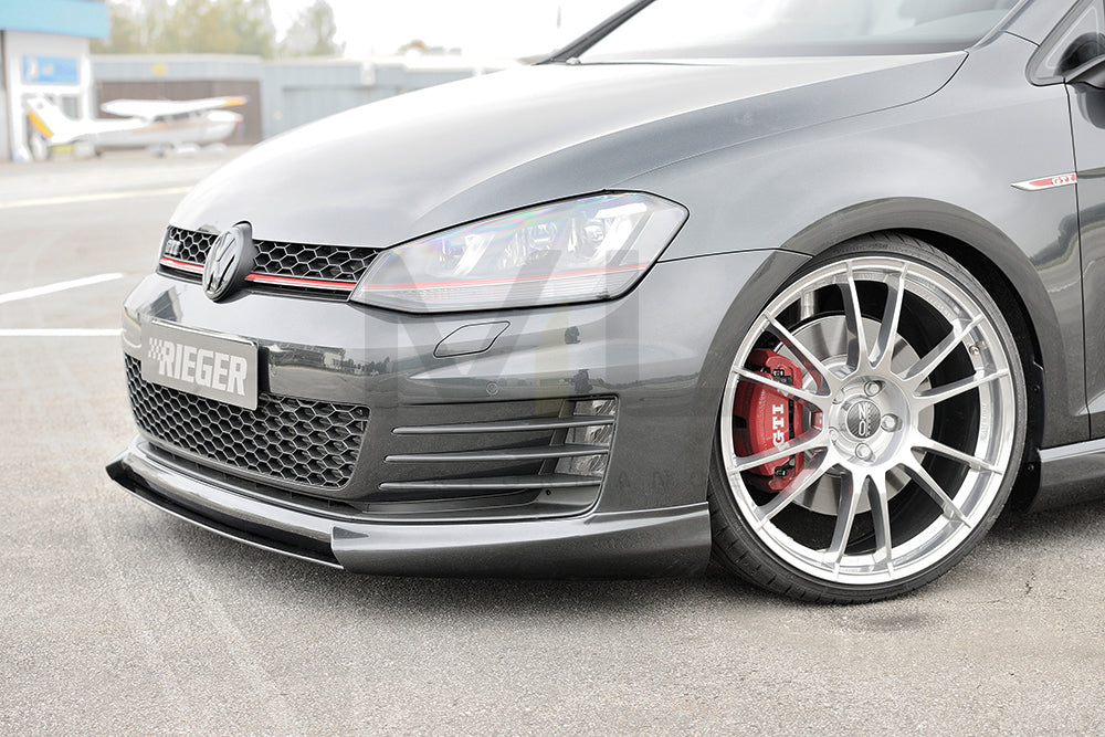 Rieger 00059560 VW Mk7 Golf Front Splitter (GTI & GTD) 1 | ML Performance EU Car Parts