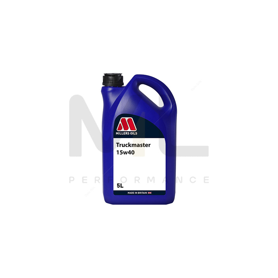 Millers Oils Truckmaster 15w-40 Semi Synthetic Heavy Duty Engine Oil 5l | Engine Oil | ML Car Parts UK | ML Performance