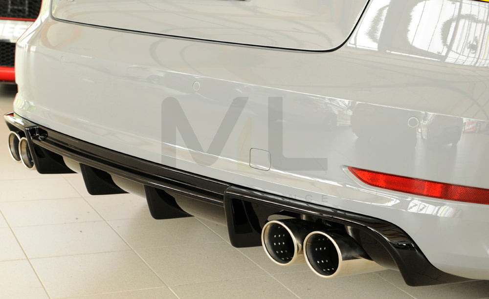 Rieger 00088158 Audi 8V A3 Rear Diffuser 6 | ML Performance EU Car Parts