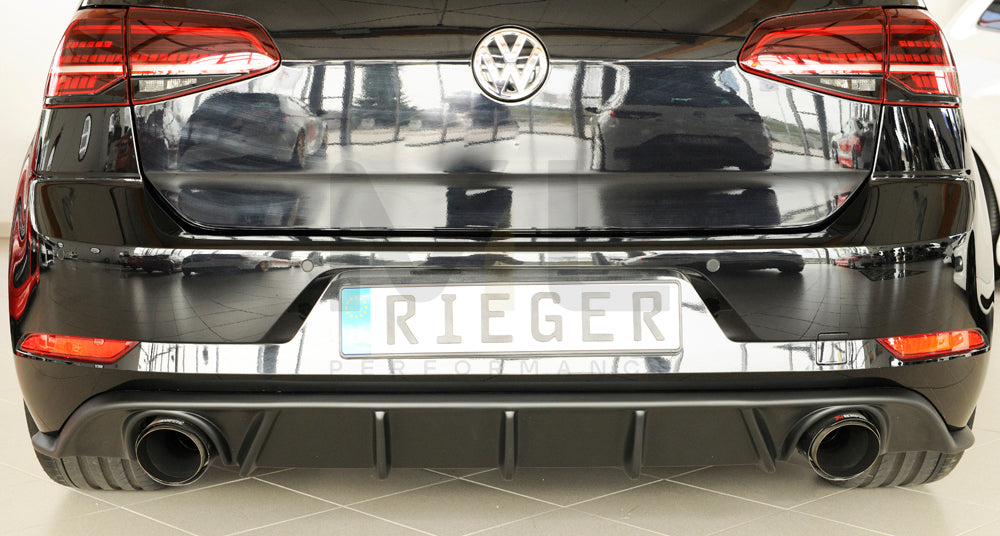 Rieger 00059589 VW Mk7 Golf GTI Rear Diffuser 5 | ML Performance EU Car Parts