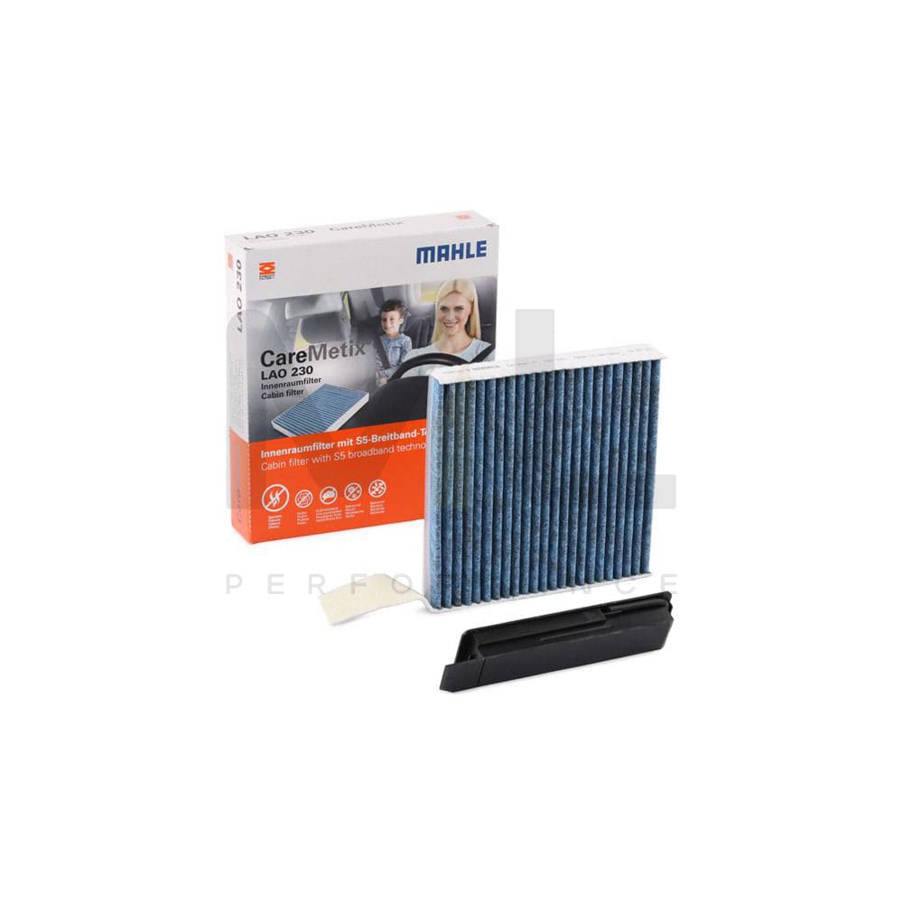 MAHLE ORIGINAL LAO 230 Pollen filter Activated Carbon Filter, with anti-allergic effect, with antibacterial action, CareMetix® | ML Performance Car Parts