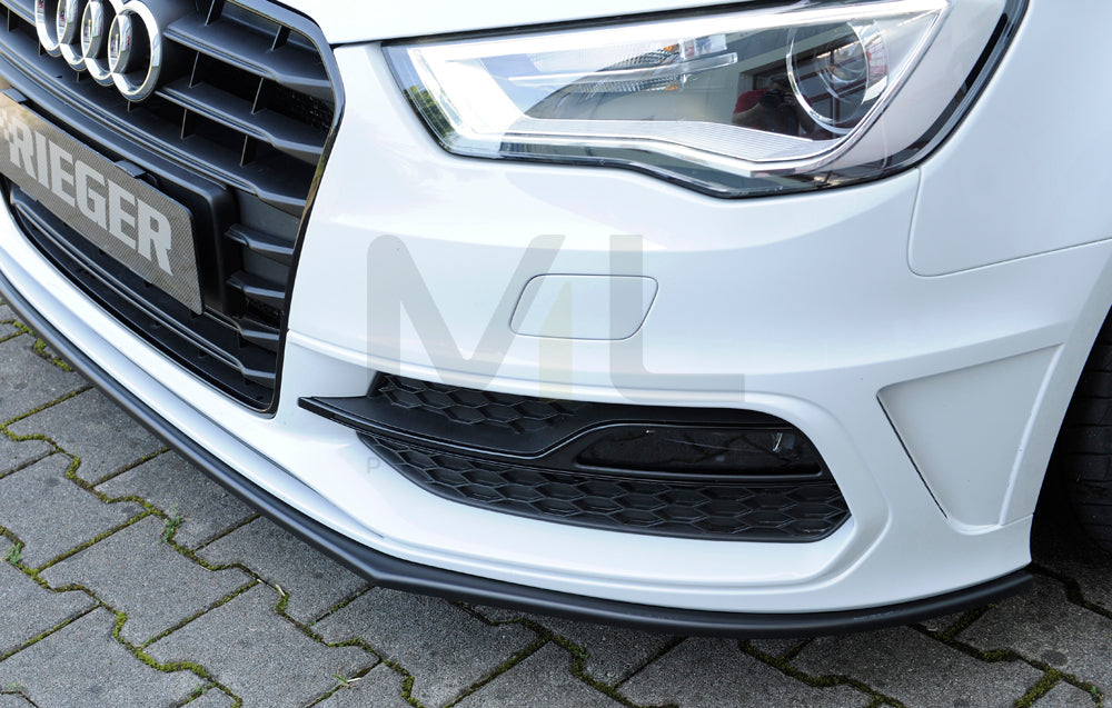 Rieger 00056795 Audi 8V Front Splitter (A3 & S3) 5 | ML Performance EU Car Parts