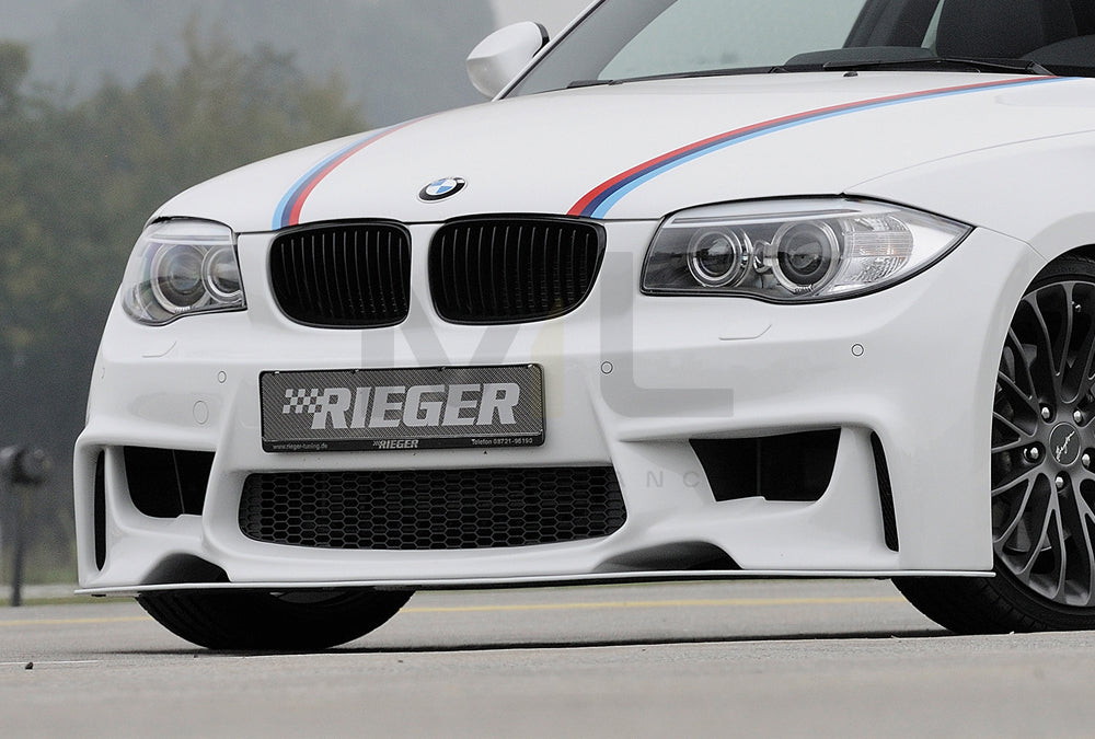 Rieger 00035033 BMW 1 Series E81 E82 E87 E88 Front Bumper 1 | ML Performance EU Car Parts