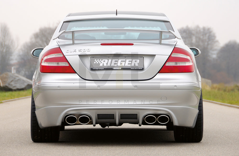 Rieger 00071019 Mercedes-Benz W209 CLK Rear Diffuser 4 | ML Performance EU Car Parts