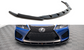 Maxton Design LE-GSF-4F-FD2T Front Splitter V.2 Lexus GS F MK4 Facelift | ML Performance UK Car Parts