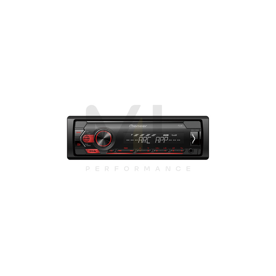 PIONEER MVH-S120UB MVH-S120UB Car stereo 1 DIN, Android, AOA 2.0, LCD, 12V, FLAC, MP3, WAV, WMA | ML Performance Car Parts