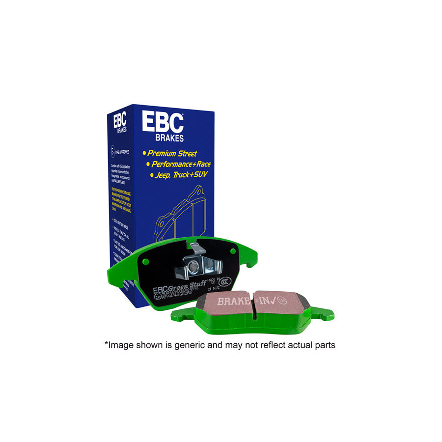 EBC DP21346 Citroen Xsara Picasso Greenstuff Front Brake Pads - Girling/TRW Caliper 1 | ML Performance UK Car Parts