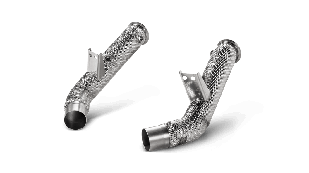 Akrapovic Alfa Romeo Giulia Quadrifoglio Catless Downpipes - ML Performance EU