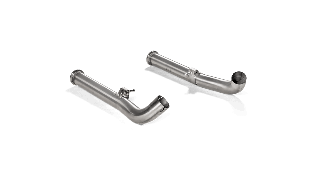 Akrapovic Mercedes-Benz W463A G 63 AMG Front Titanium Link Pipe Set - ML Performance EU