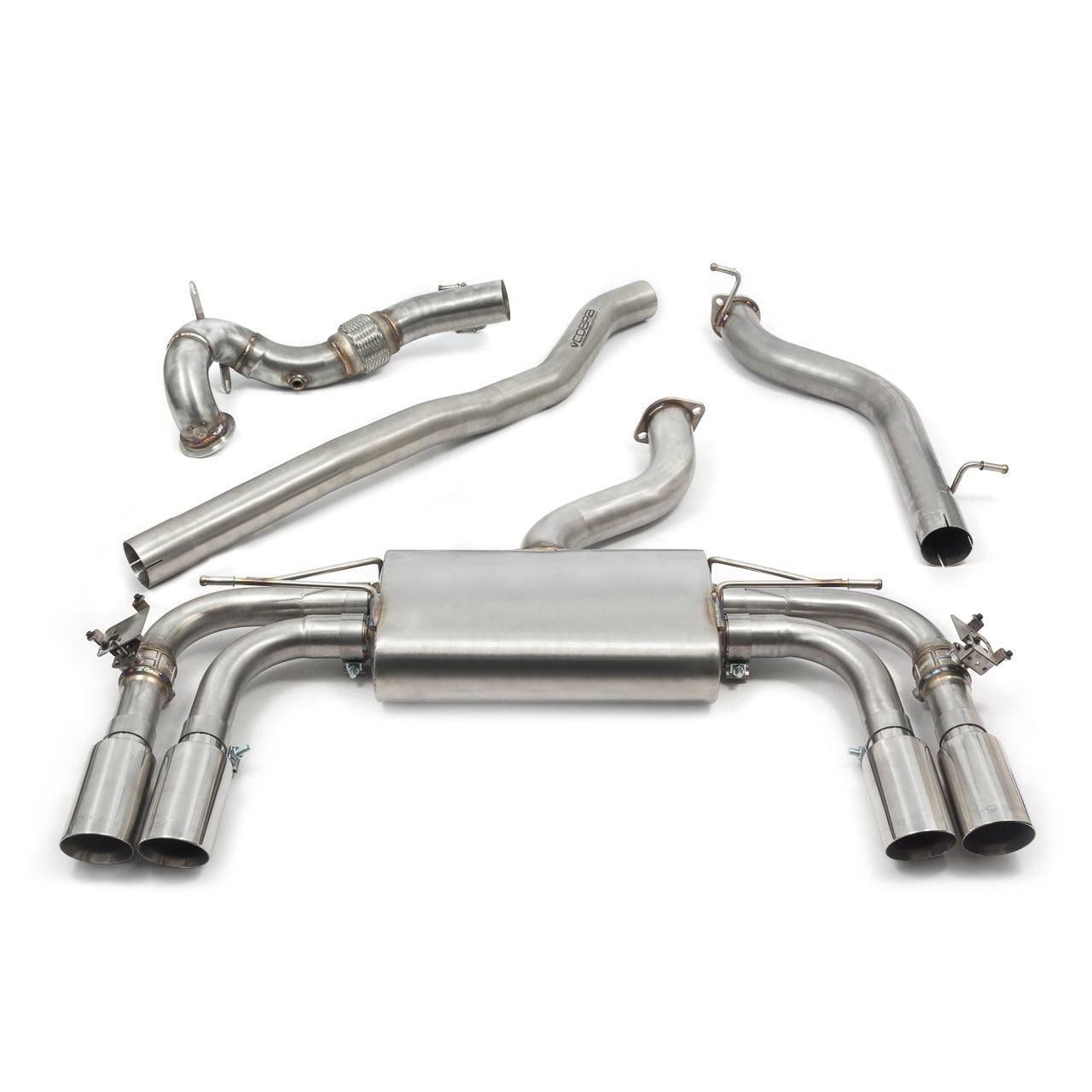 Cobra Exhaust Audi S3 (8V) 3 Door (Valved) (13-17) Turbo Back Performance Exhaust