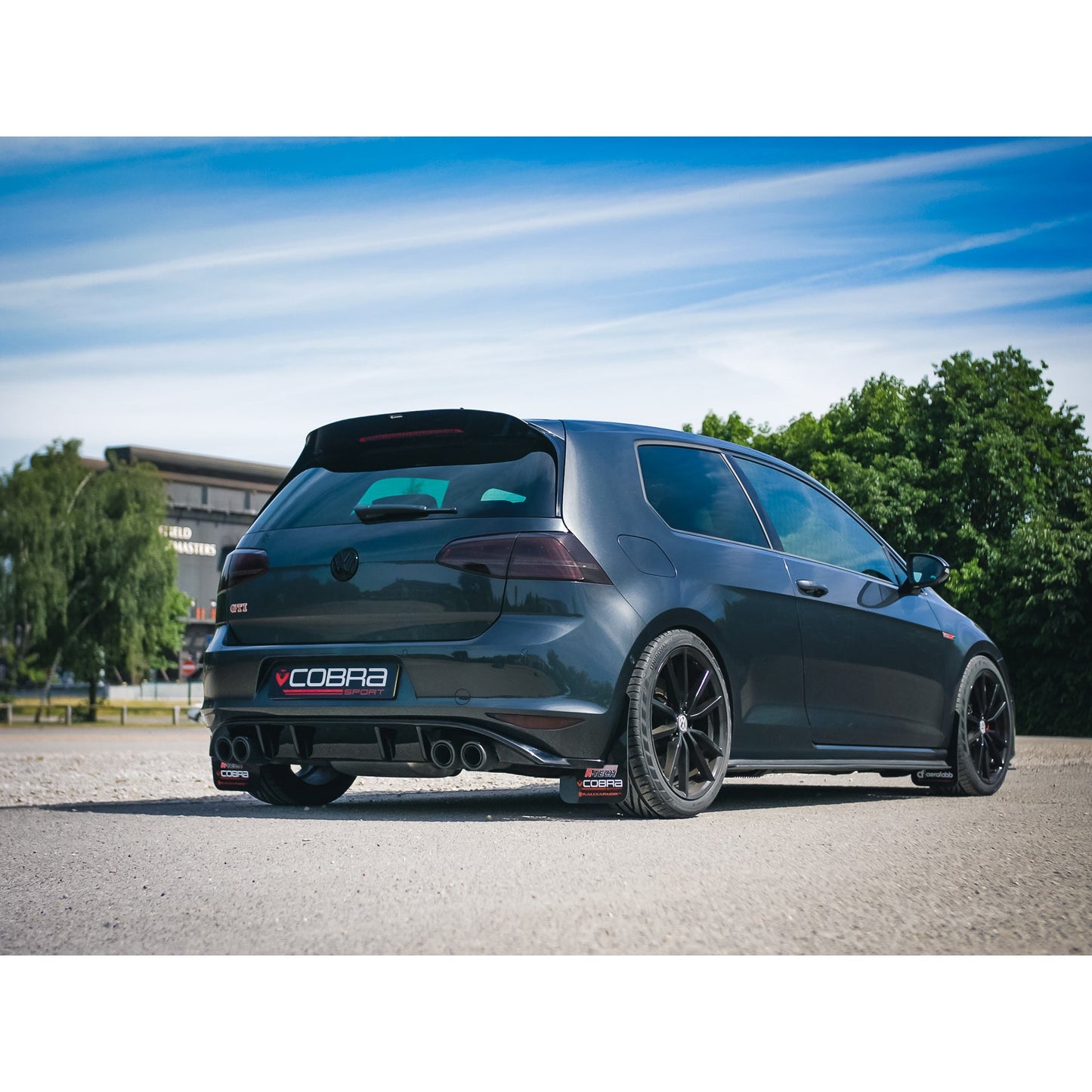 Cobra Exhaust VW Golf GTI (Mk7) 2.0 TSI (5G) (12-17) Quad Exit Race Rear Axle Back (back box delete) Golf R Style Performance Exhaust