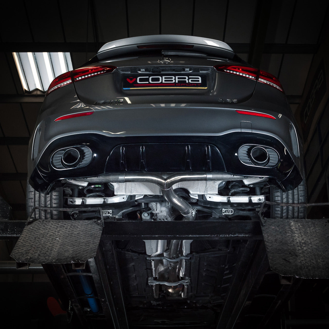 Cobra Exhaust Mercedes-AMG A 35 GPF Back Box Delete Race Rear Performance Exhaust