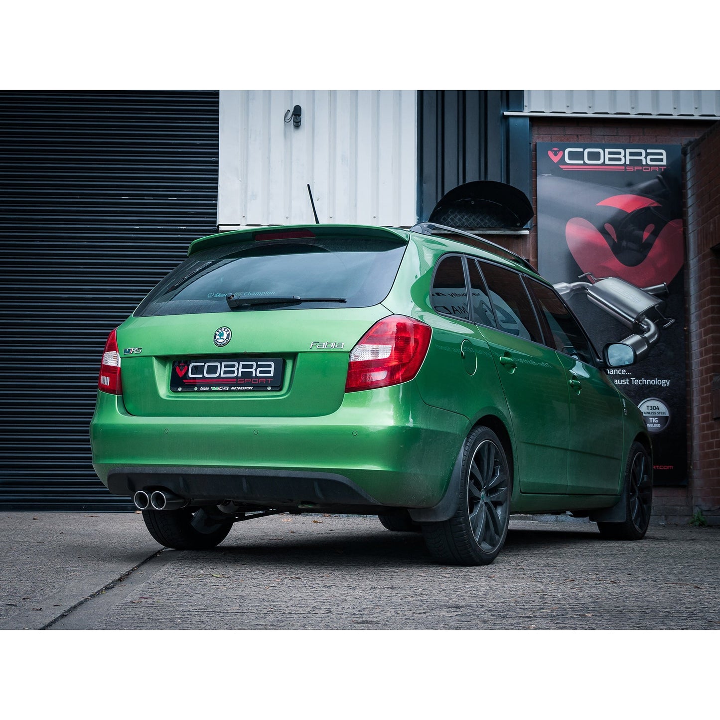 Cobra Exhaust Skoda Fabia VRS 1.4 TSI Estate (10-14) Cat Back Performance Exhaust