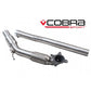 Cobra Exhaust Audi TT (Mk2) 2.0 TFSI (Quattro) 2012-14 Front Downpipe Sports Cat / De-Cat Performance Exhaust