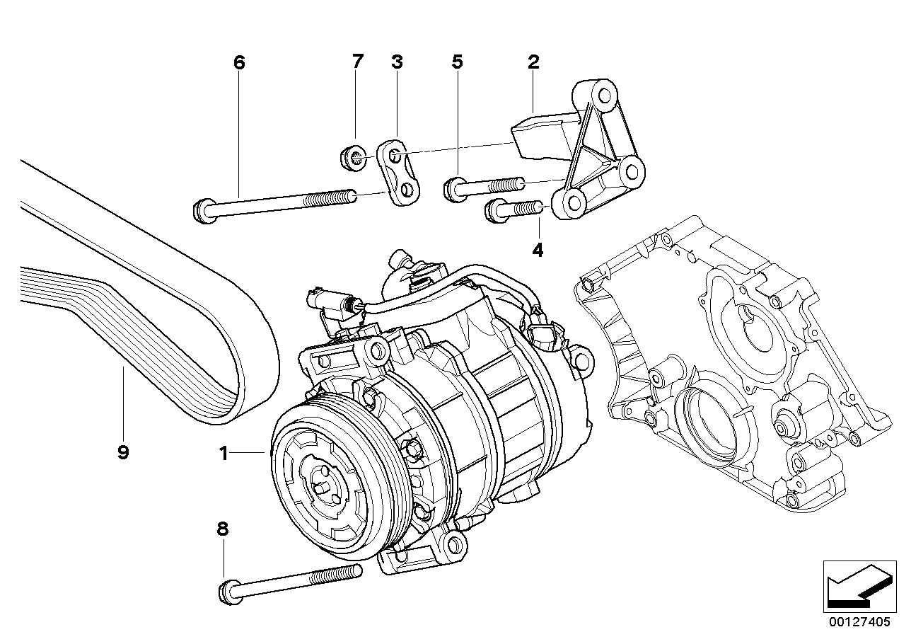 Genuine BMW 64557522482 E60 E67 E64 Plate (Inc. 650i, Alpina B7 & 750i) | ML Performance EU EU Car Parts