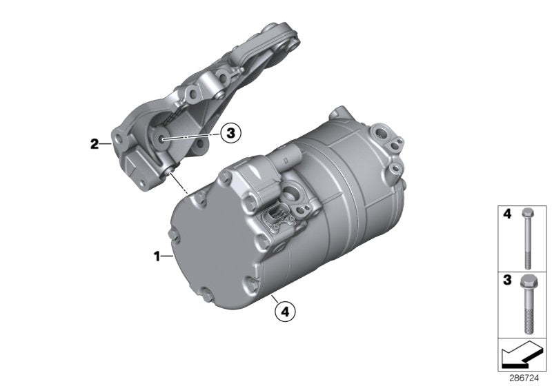 Genuine BMW 64529345313 Electric A/C Compressor (Inc. Hybrid 7, Hybrid 3 & Hybrid 7L) | ML Performance EU EU Car Parts