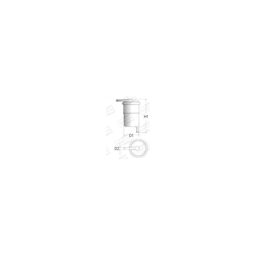 Champion L102/606 Fuel Filter